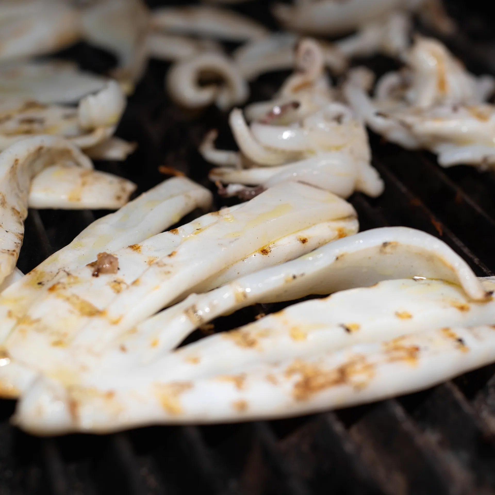 Calamari alla griglia con limone